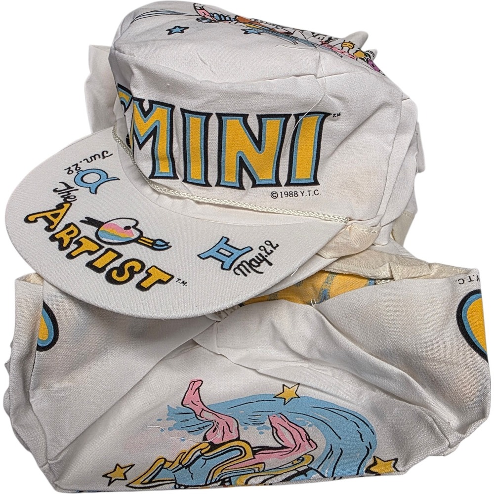 LOT OF 12 Zodiac Sign Painters Graffiti Hat Cap NOS Astrology Inspector 1990s - Picture 6 of 7